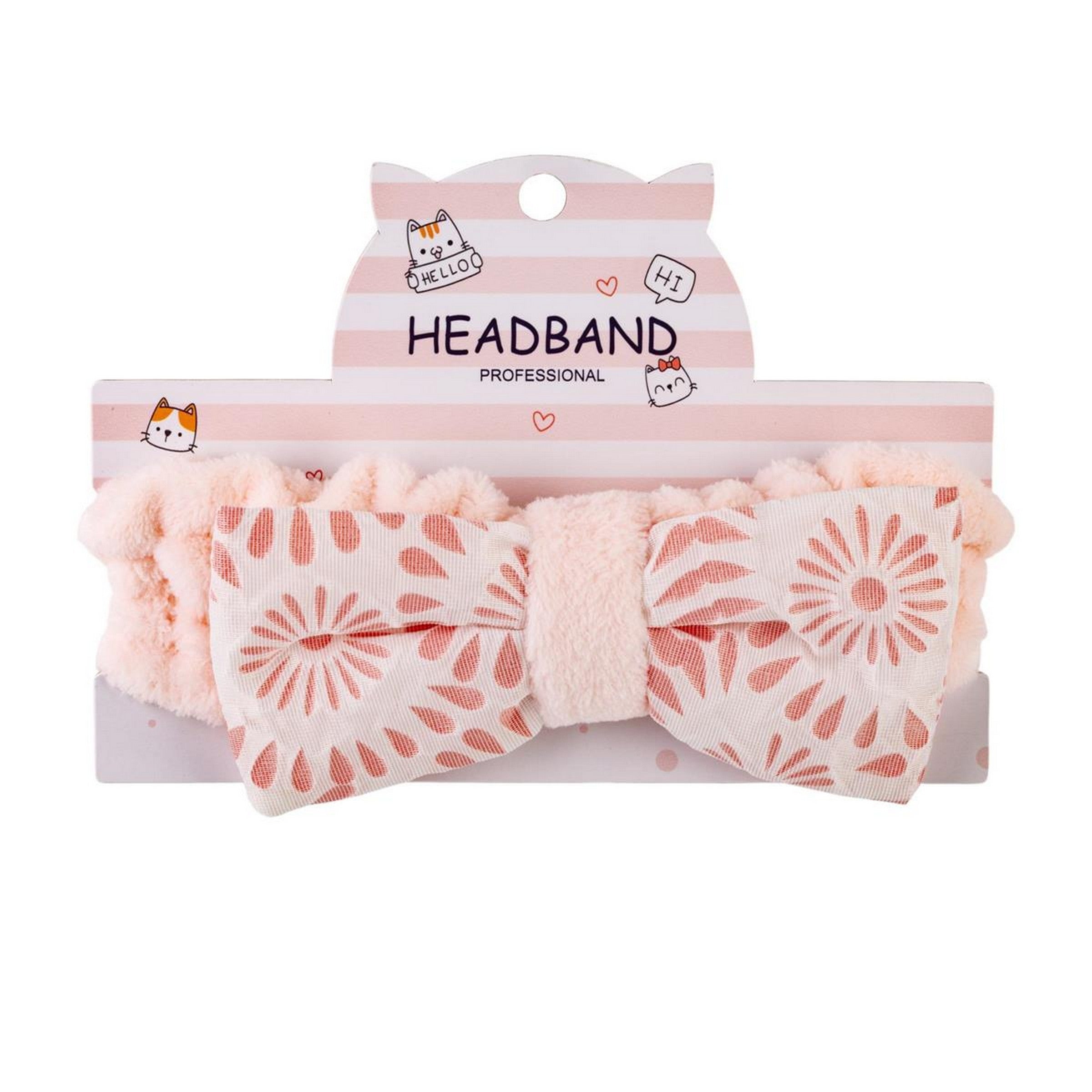 Bodico Textured Headband - Polyester Fibers 7.8x3.1in