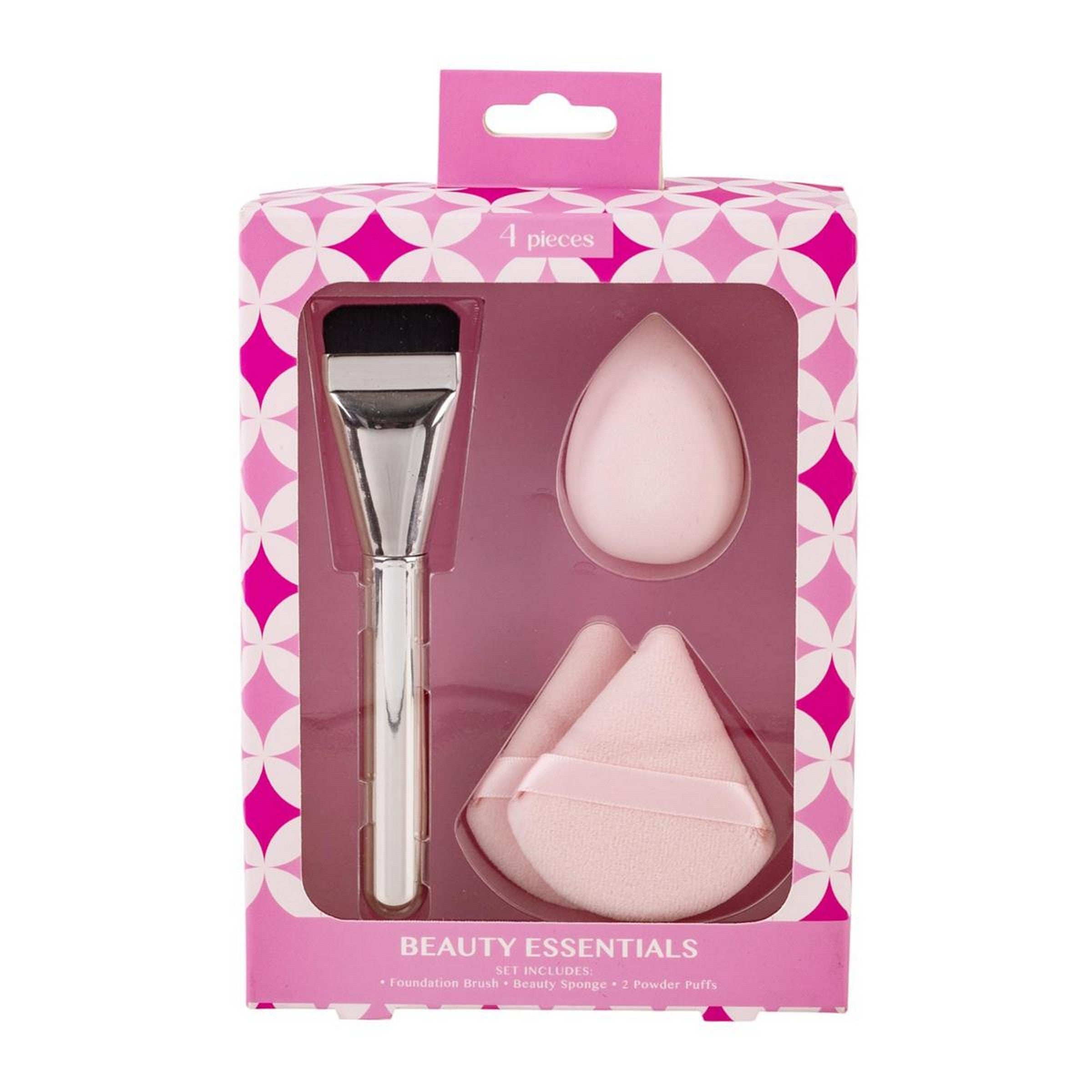 Bodico Ultra Thin Foundation Brush and Sponge Set 4pcs