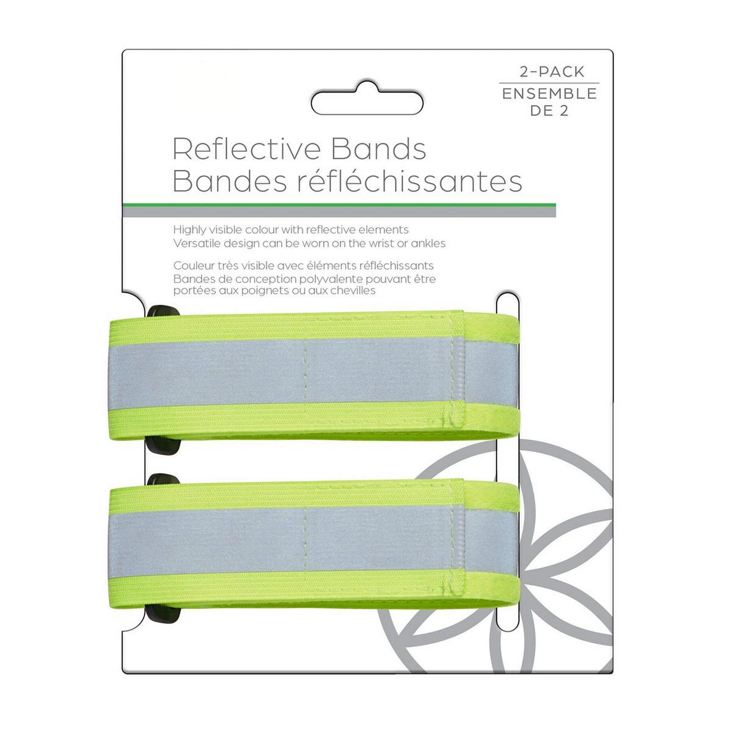 Bodico Fit 2 Reflective Safety Bands for Wrist or Hankle One Size