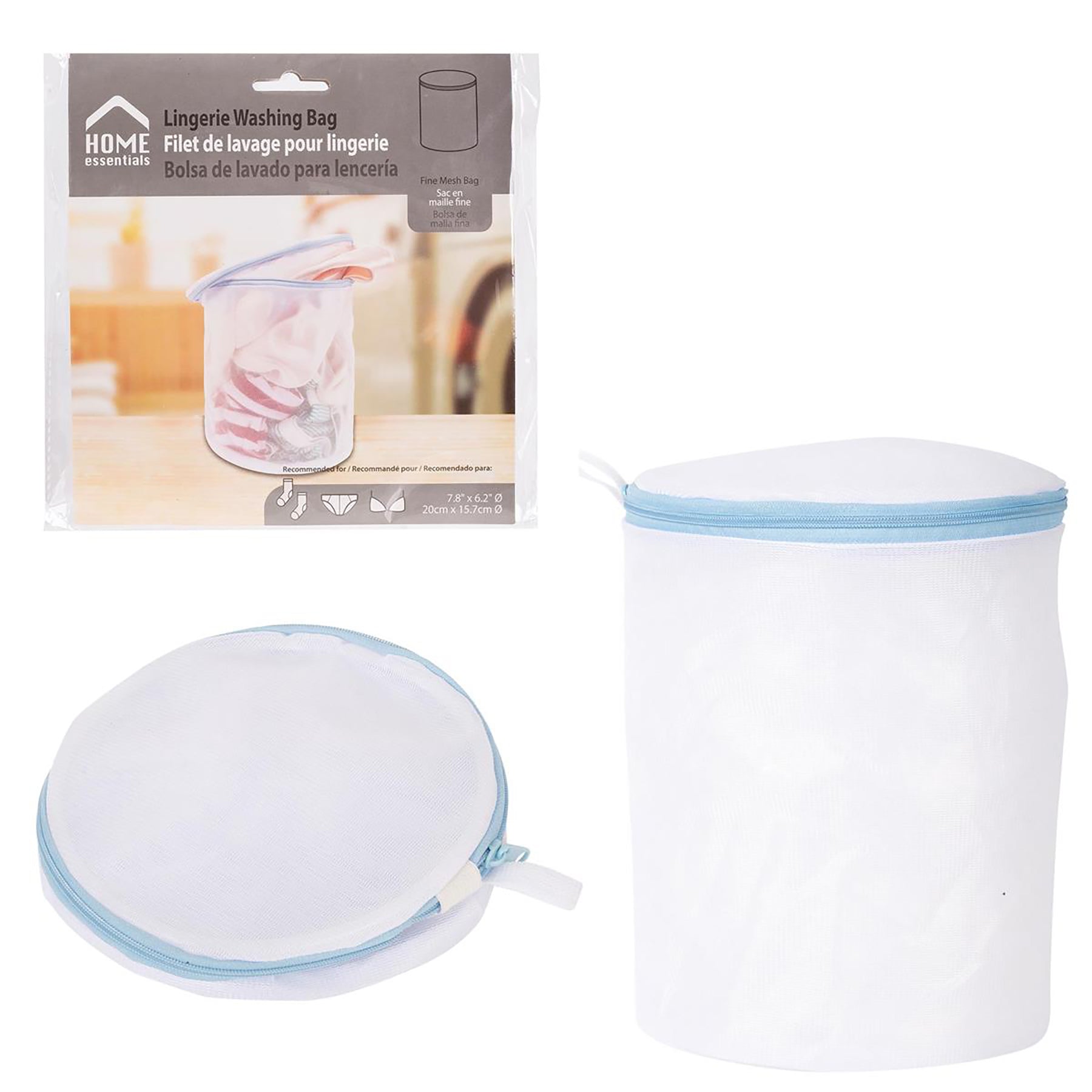 Home Essentials Fine Mesh Lingerie Washing Bag 7.8x6.2in