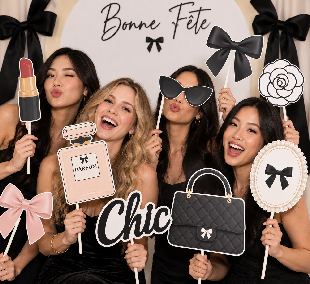 Oui Party Chic 10 accessoires de photomaton