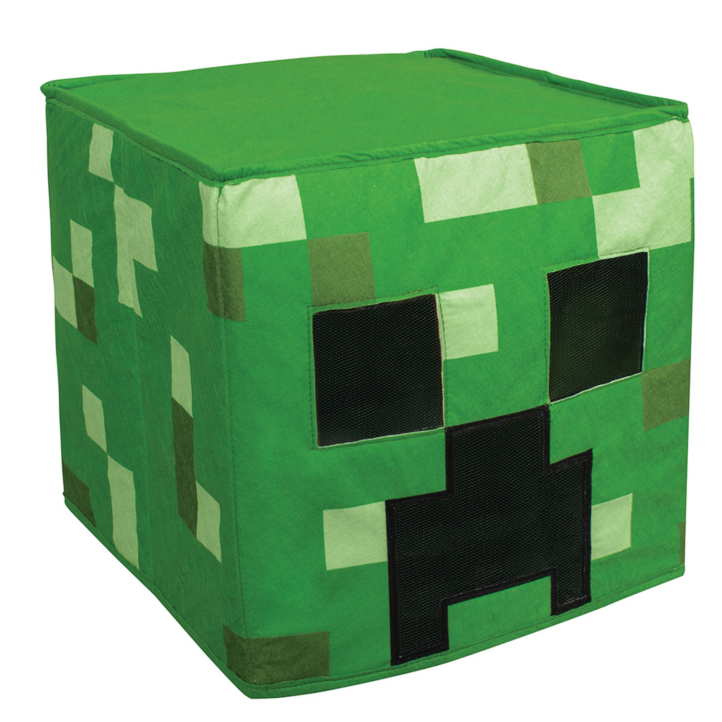 Halloween Green Creeper Headpiece / Block Head Unisize 8+