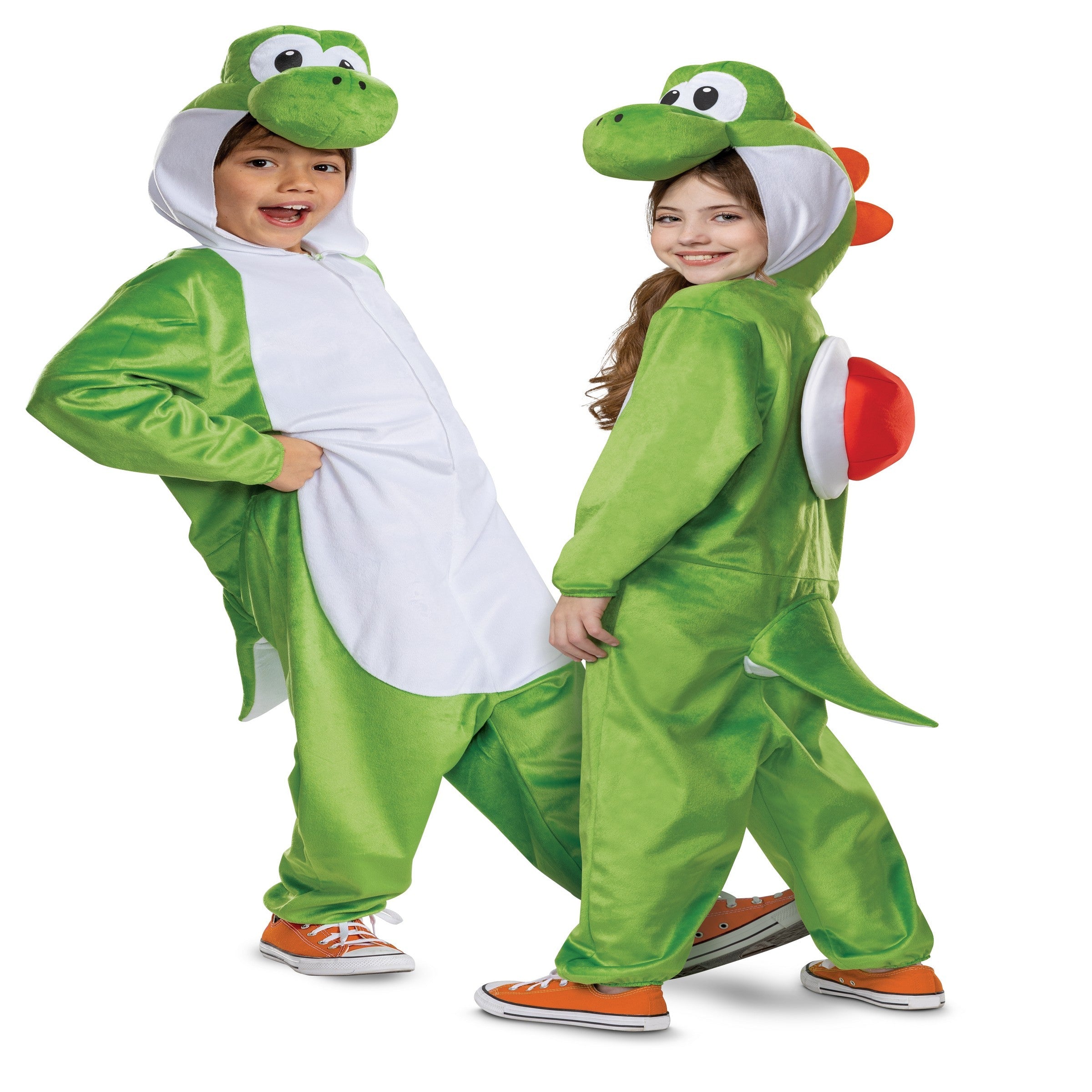 Halloween Yoshi Hooded Jumpsuit Costume Child M (7-8)