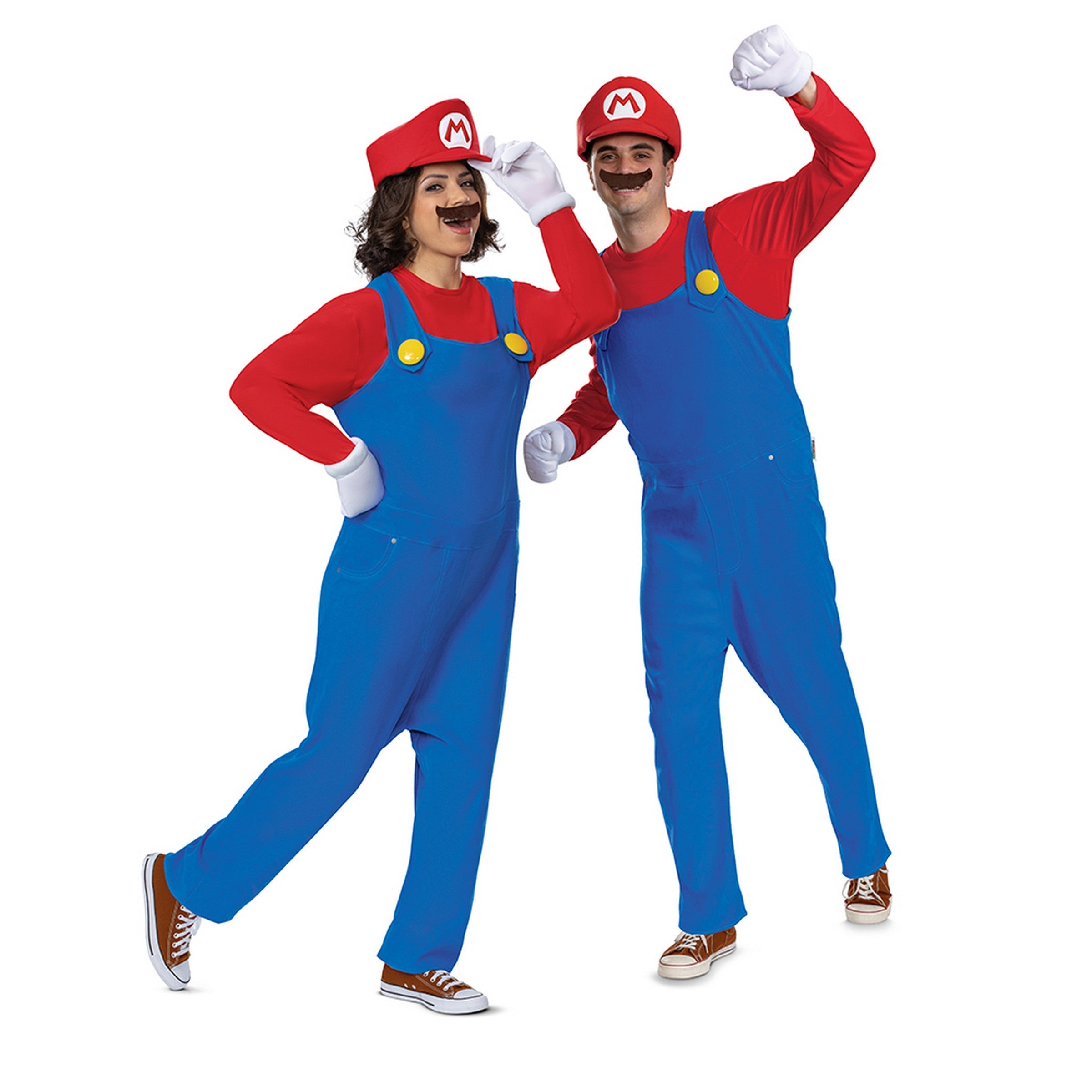 Halloween Classic Mario Costume Adult S/M