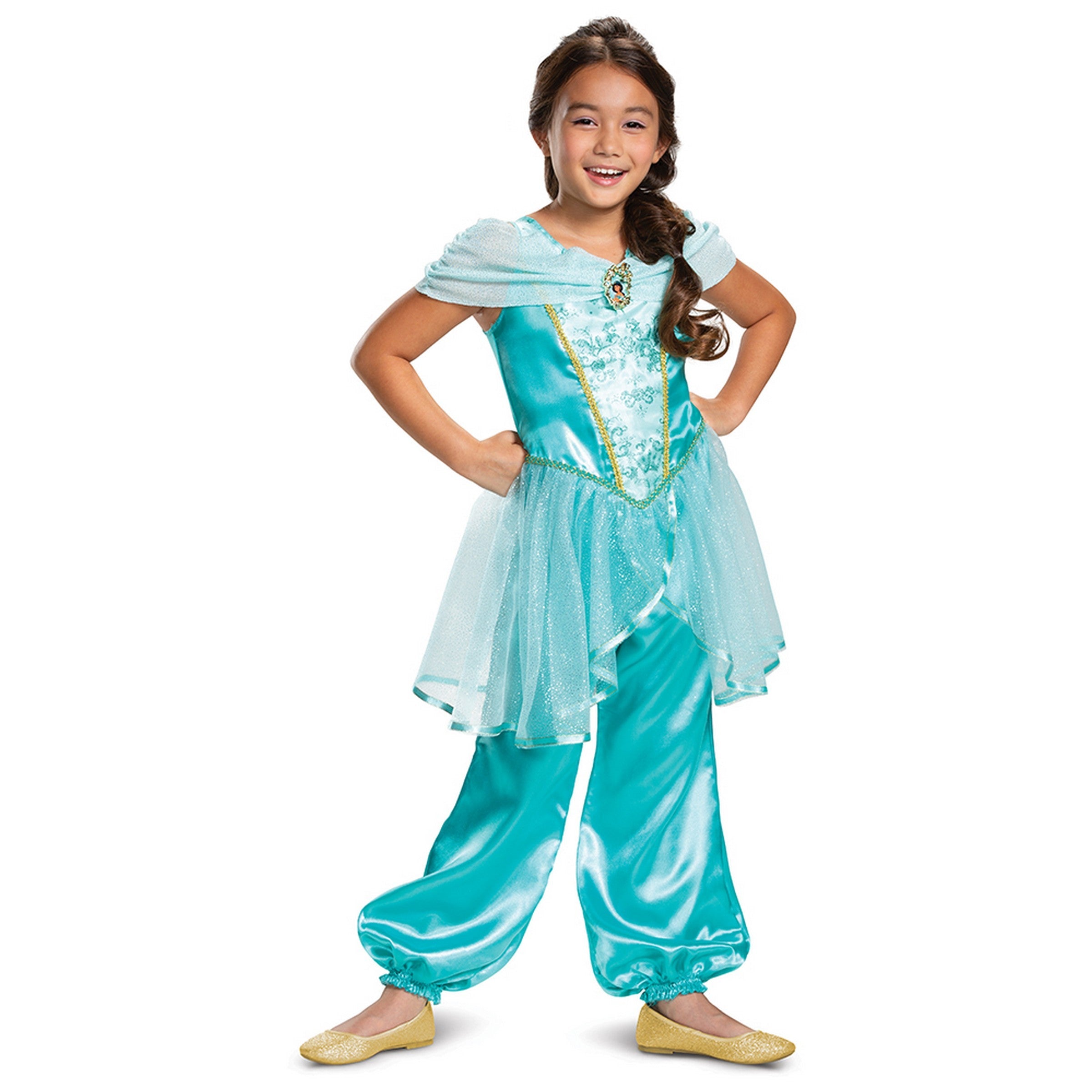 Halloween Classic Jasmine Costume Girls XS (3T-4T)