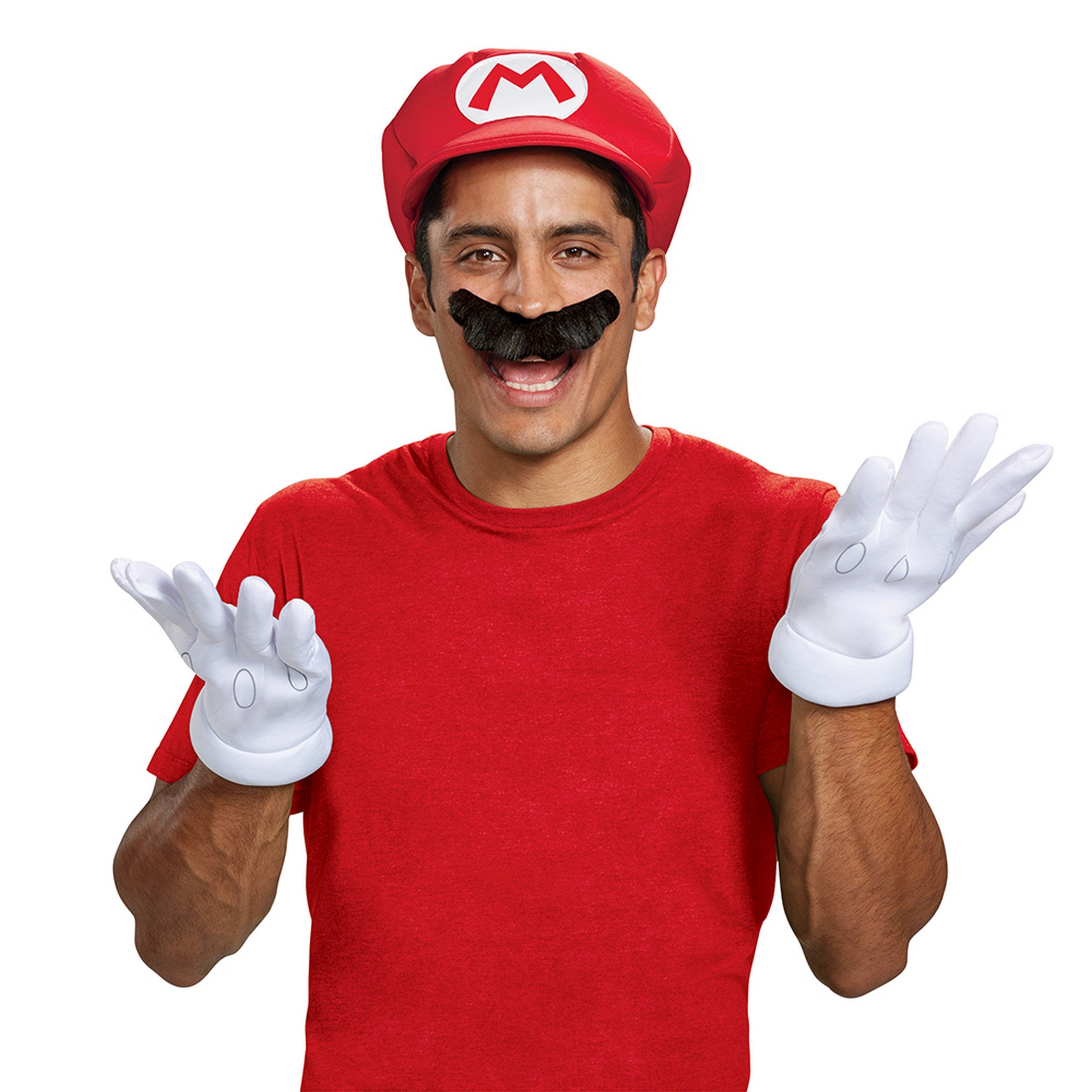 Halloween Mario Costume Accessory Kit - One Size Adult