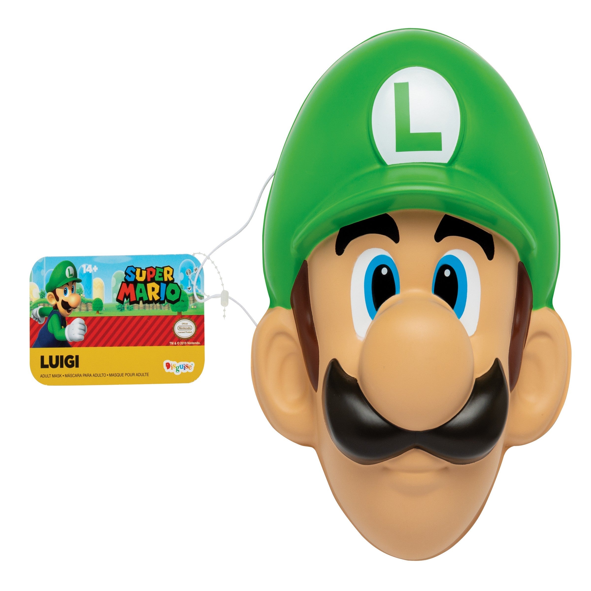 Halloween Luigi Mask - One Size Adult