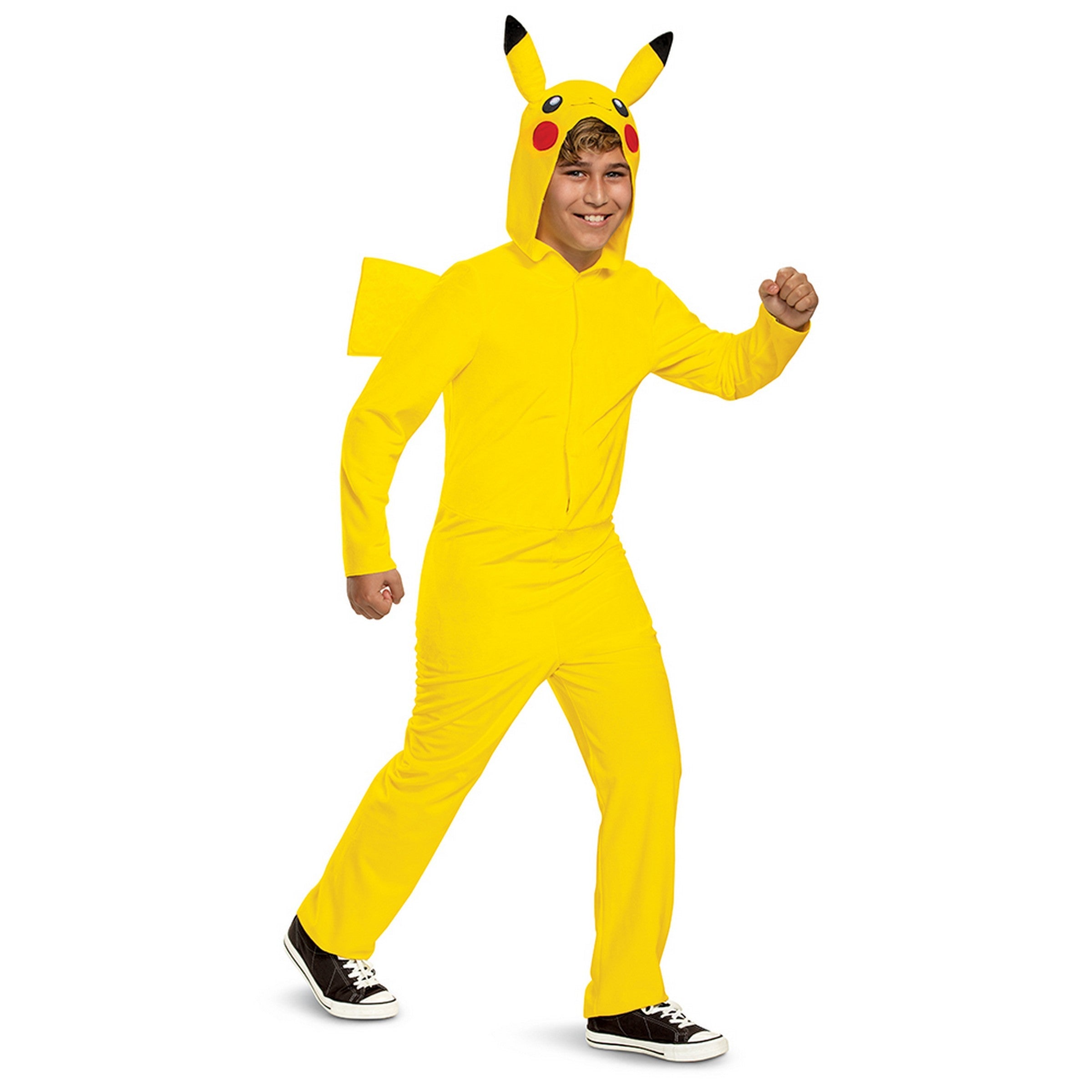 Halloween Classic Pikachu Hooded Jumpsuit Child M (7-8)
