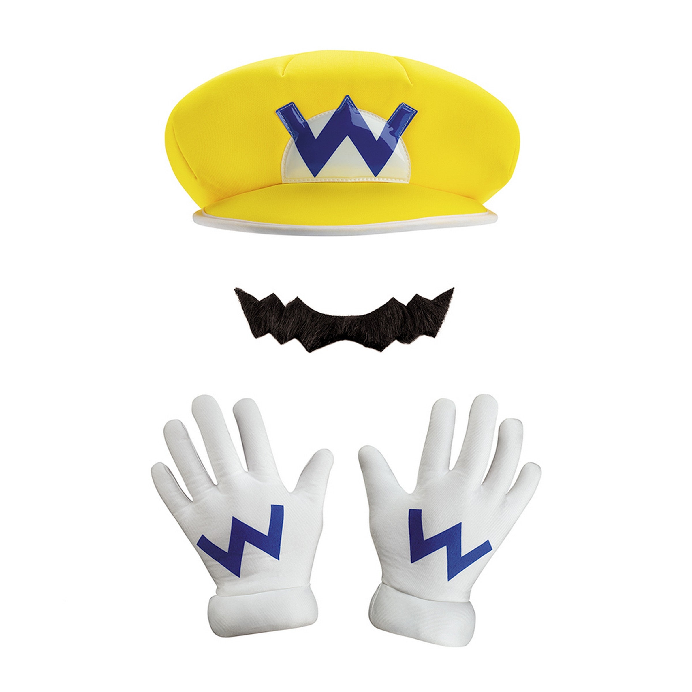 Halloween Wario Costume Accessory Kit - One Size Adult