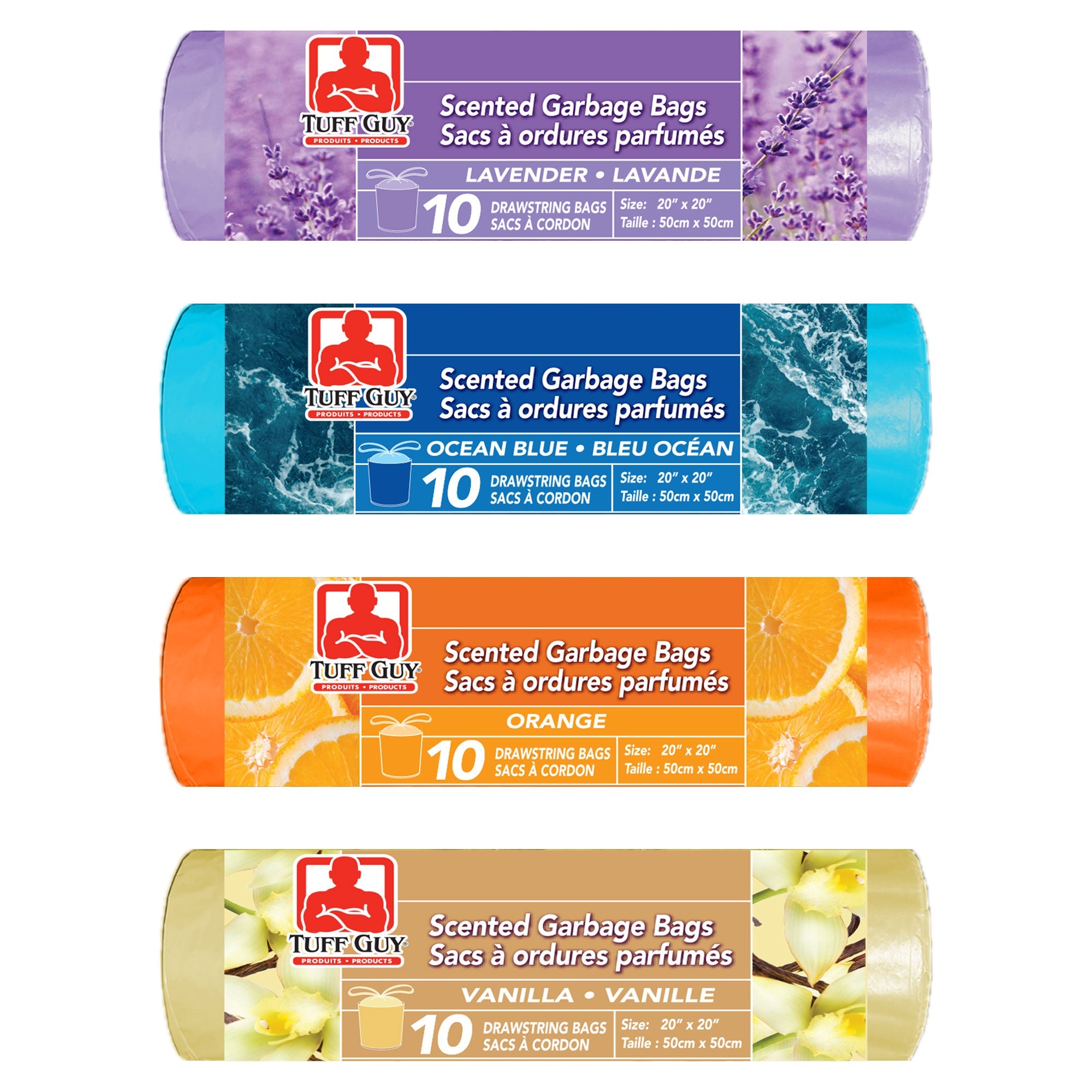 Tuff Guy 10 Scented Garbage Bags 20x20in VRT