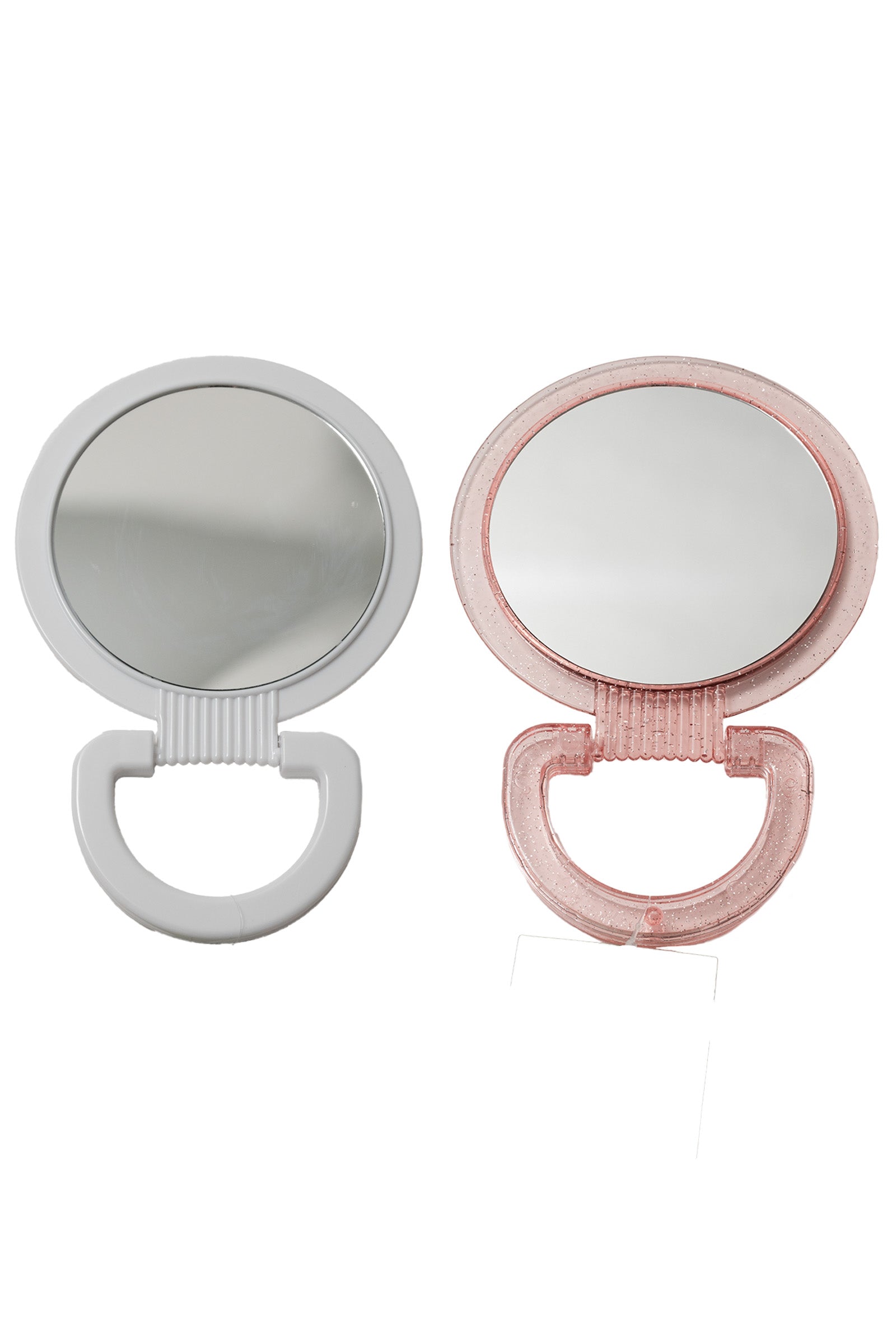 Day in Day Out Round Handheld 2 Sided Mirror - Bandable Handle 8.75x5.8in VRT
