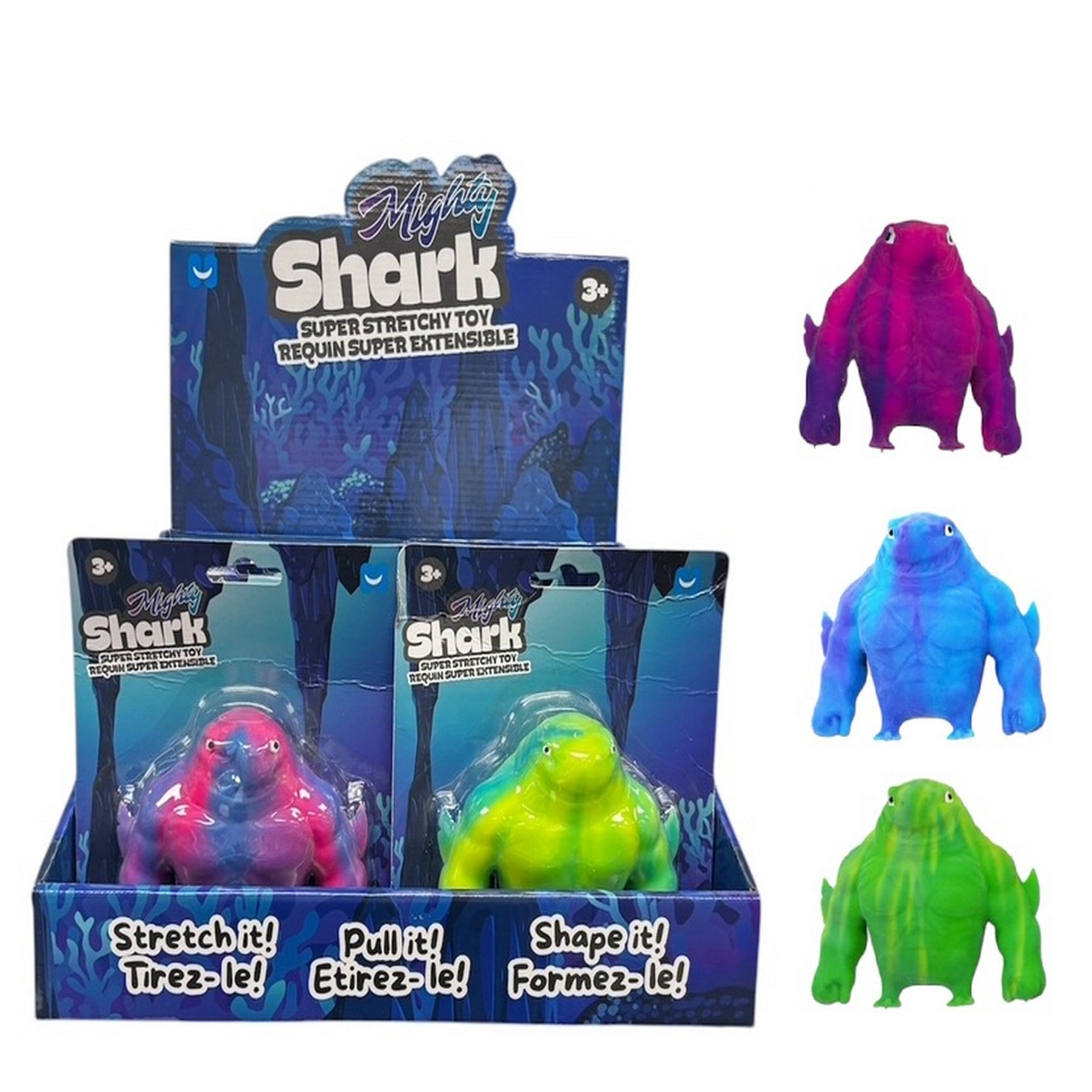 Super Stretchy Shark Age 3+ 3.75x4.4x2in VRT