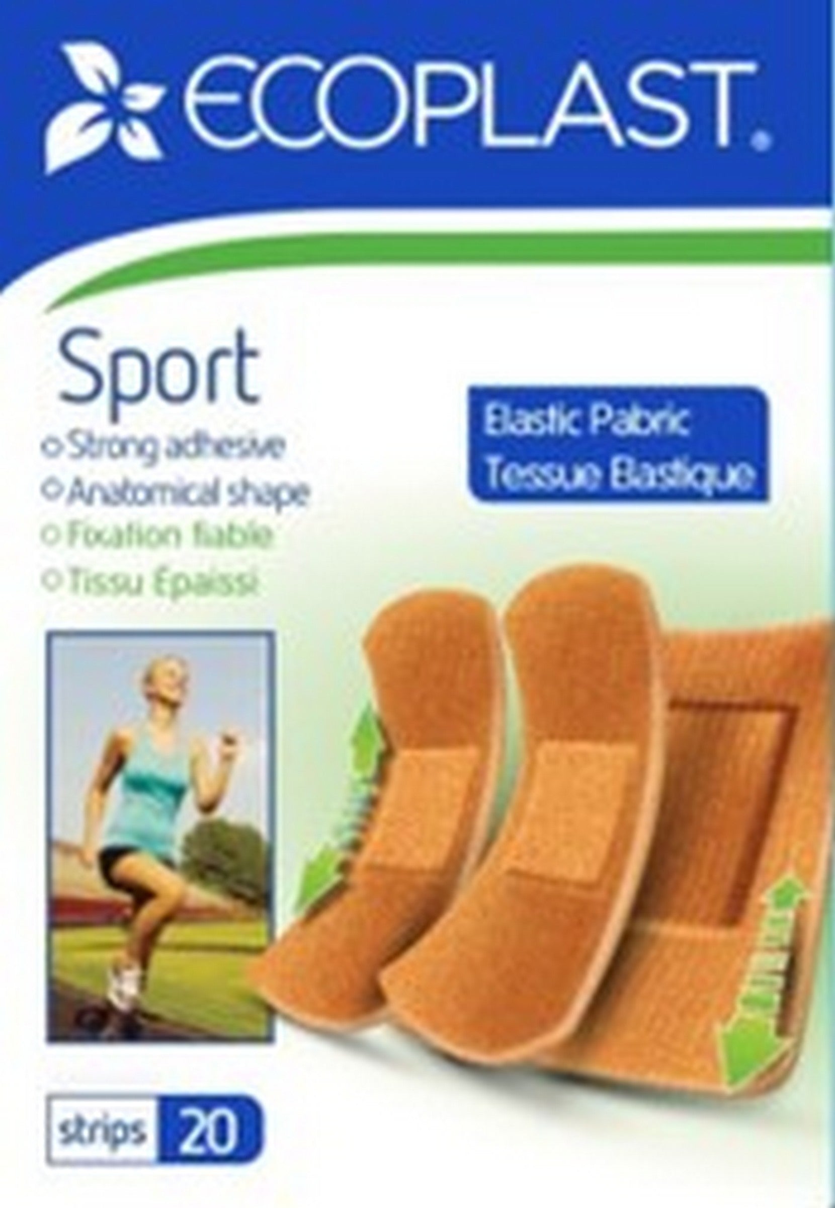 EcoPlast 20 Sport Bandages 19x38mm to 38x72mm