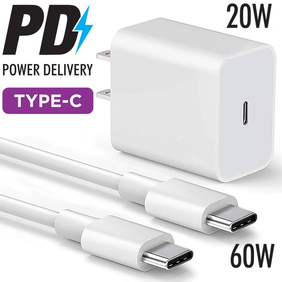 elink Type-C Fast Charging Kit 2pcs 6.6ft cable