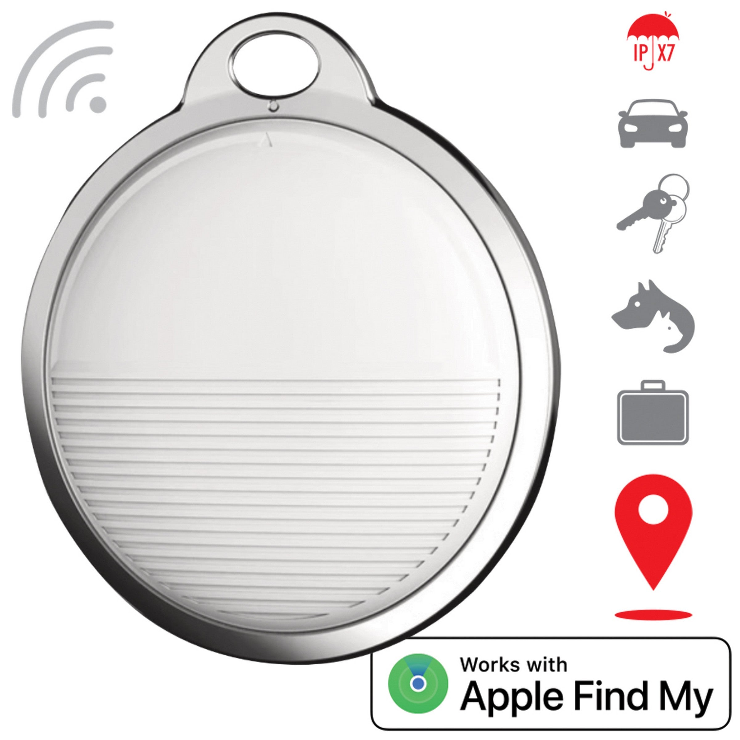 Escape Mini Anti-lost Smart Finder with Removable Keychain Holder 1.4in dia.