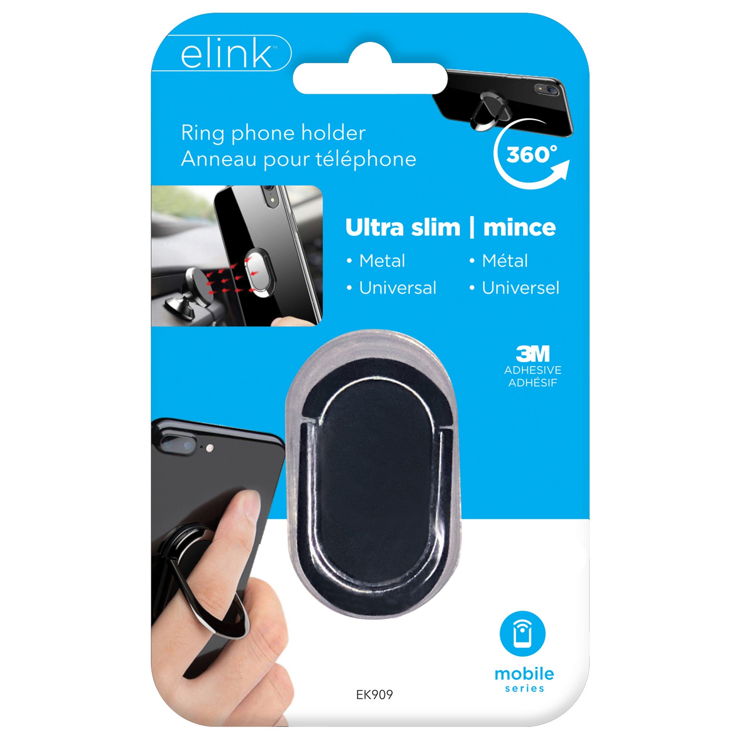elink Metal Ring Phone Holder 1.8x1in