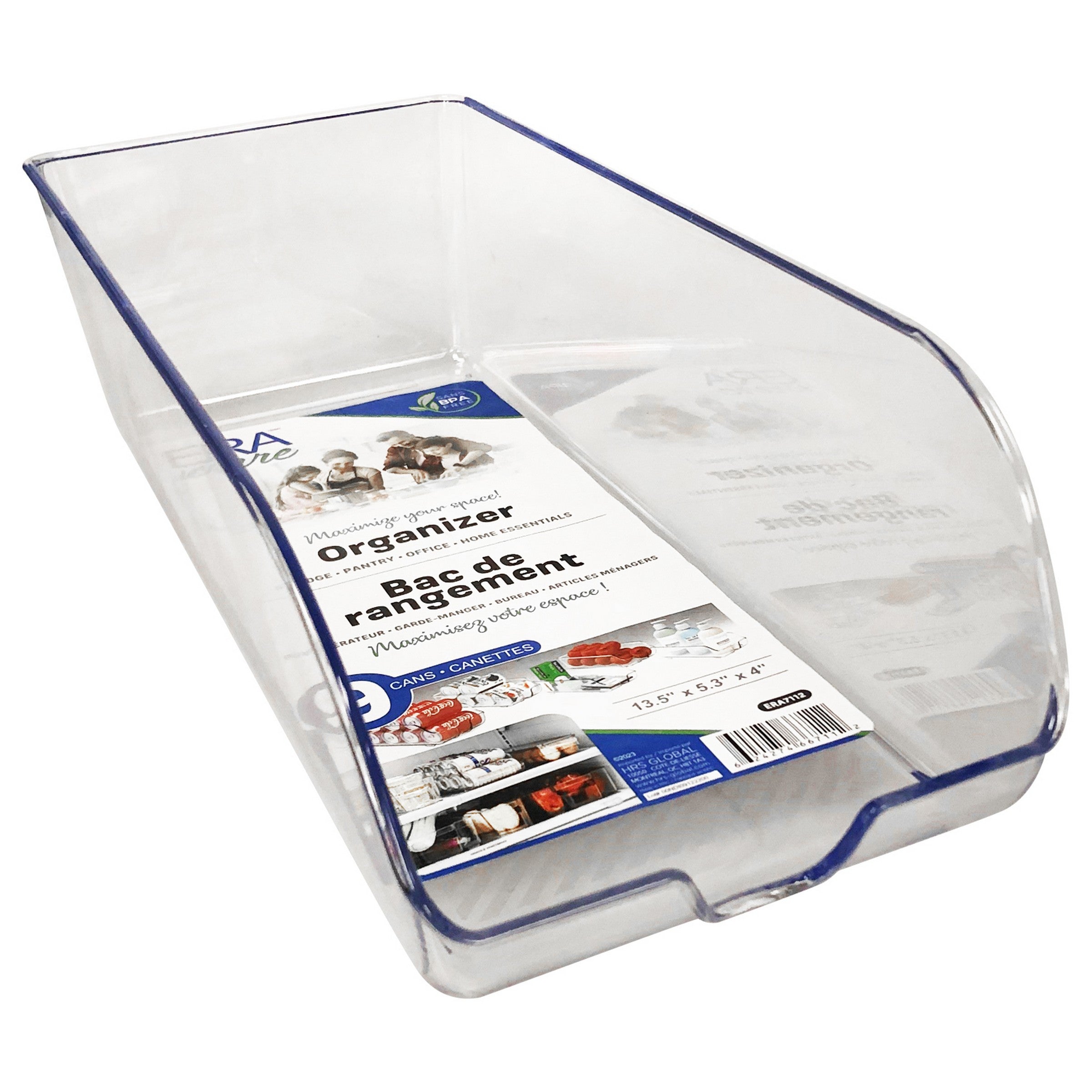 Eraware Clear Plastic Organizer 13.5x5.3x4in