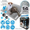 Animooos 14 Quilted Texture Training Pads - Carbon Activated 24x24in (61x61cm)