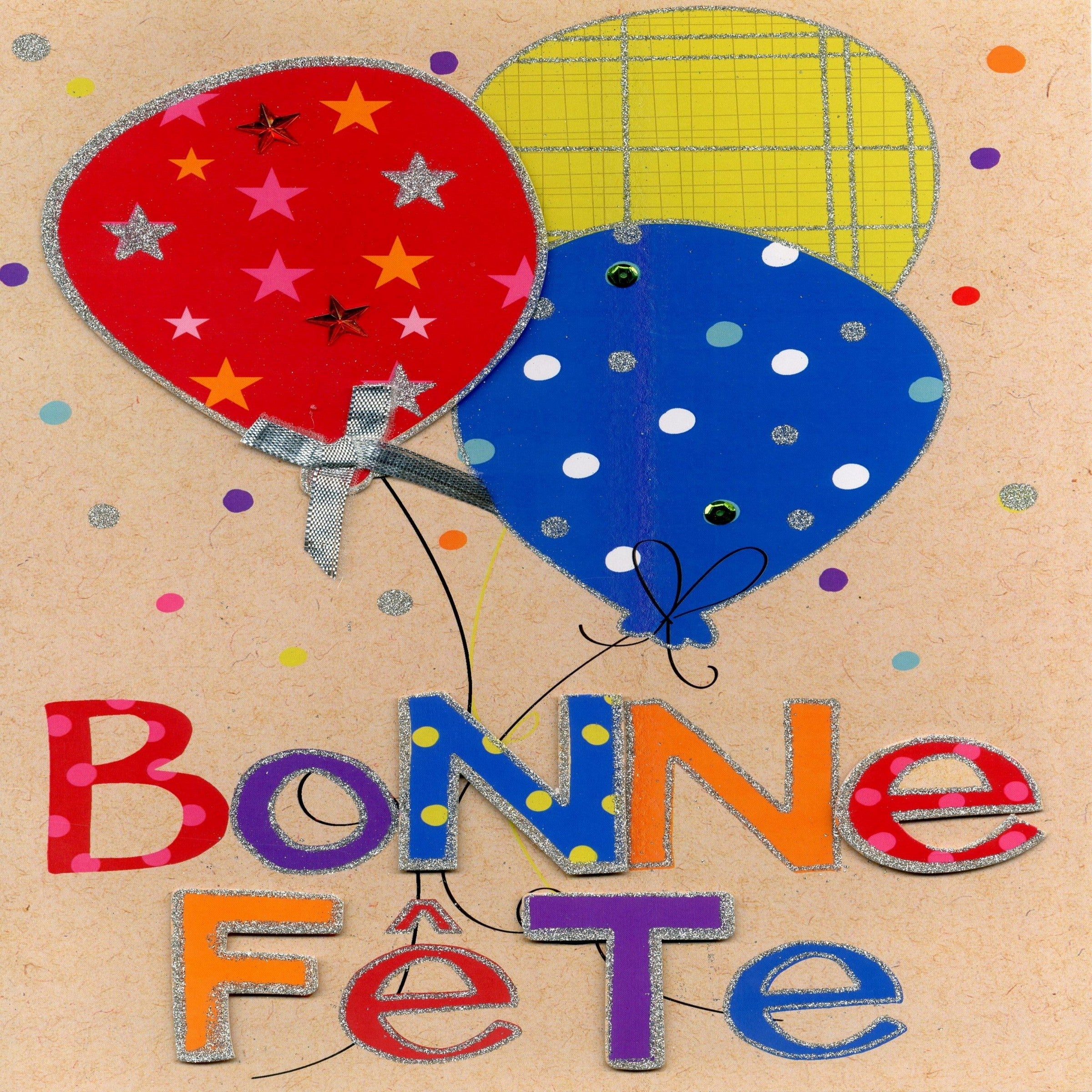 CARTE BONNE FETE 9X12PO