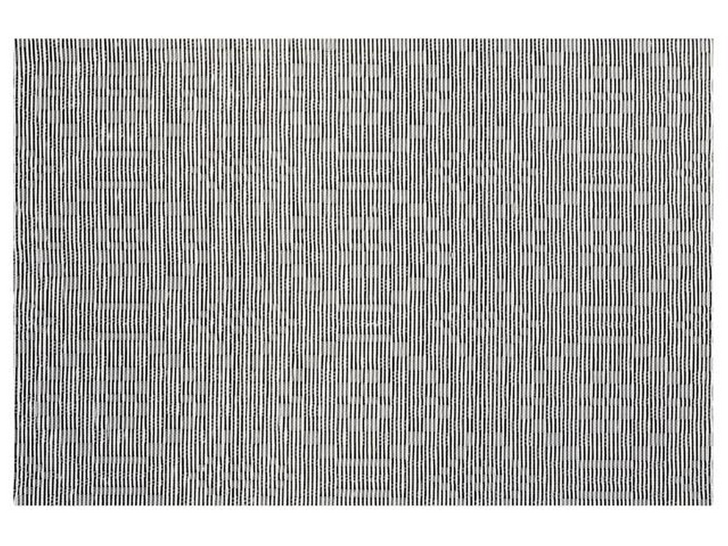 Woven PVC Placemat - Vintage Grey 12x18in