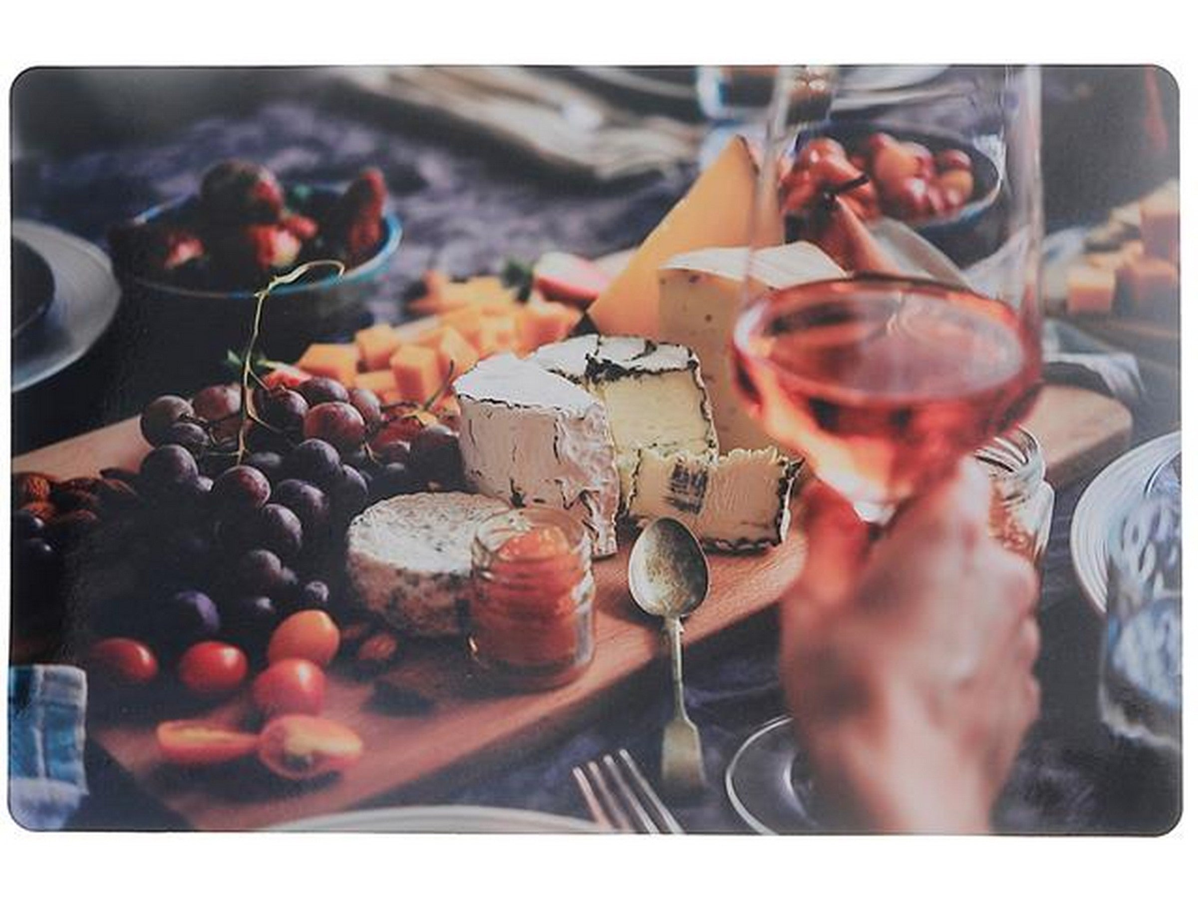 Plastic Placemat - Cheeseboard 17.25x11.25in