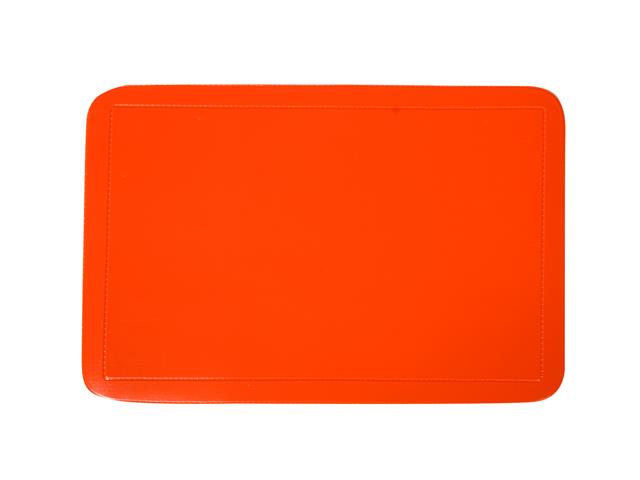 Orange Plastic Placemat 17x11.5in