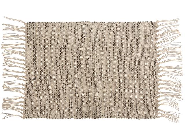 Handloom Black Natural Placemat - 90% Jute 10% Cotton 14x20in