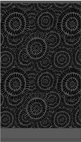 Charleston Collection Bath Towel 100% Cotton - Black 50x27in