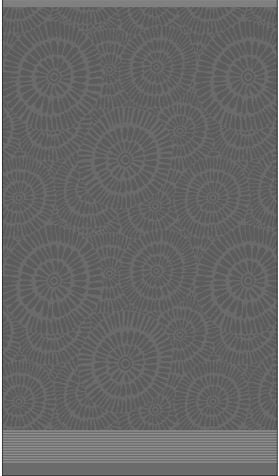 Charleston Collection Bath Towel 100% Cotton - Dark Grey 50x27in