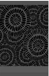 Charleston Collection Hand Towel 100% Cotton - Black 16x27in