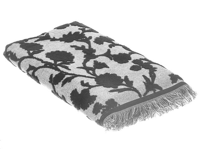 Cameron Collection Bath Towel 100% Cotton - Black 50x27in