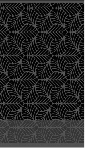 Baltic Collection Bath Towel 100% Cotton - Black 27x50in