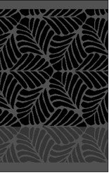 Baltic Collection Hand Towel 100% Cotton - Black 16x27in