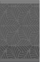 Baltic Collection Hand Towel 100% Cotton - Dark Grey 16x27in