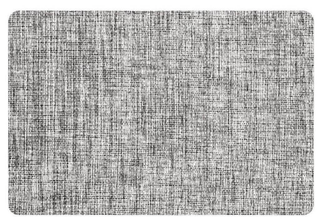 Grey Polypropylene Placemat 17x11in