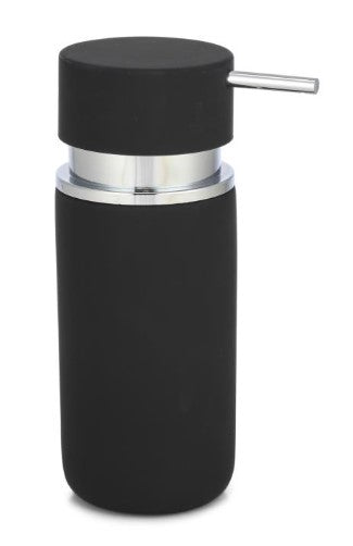 Black Matte Ceramic Soap Pump 6.5x2.5in