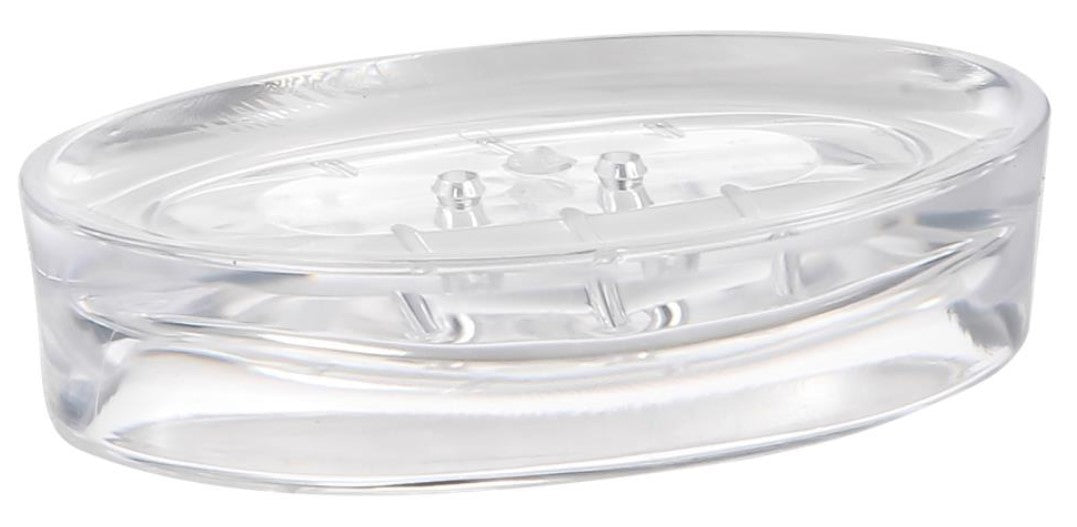Clear Acrylic Soap Dish 5x3.1in