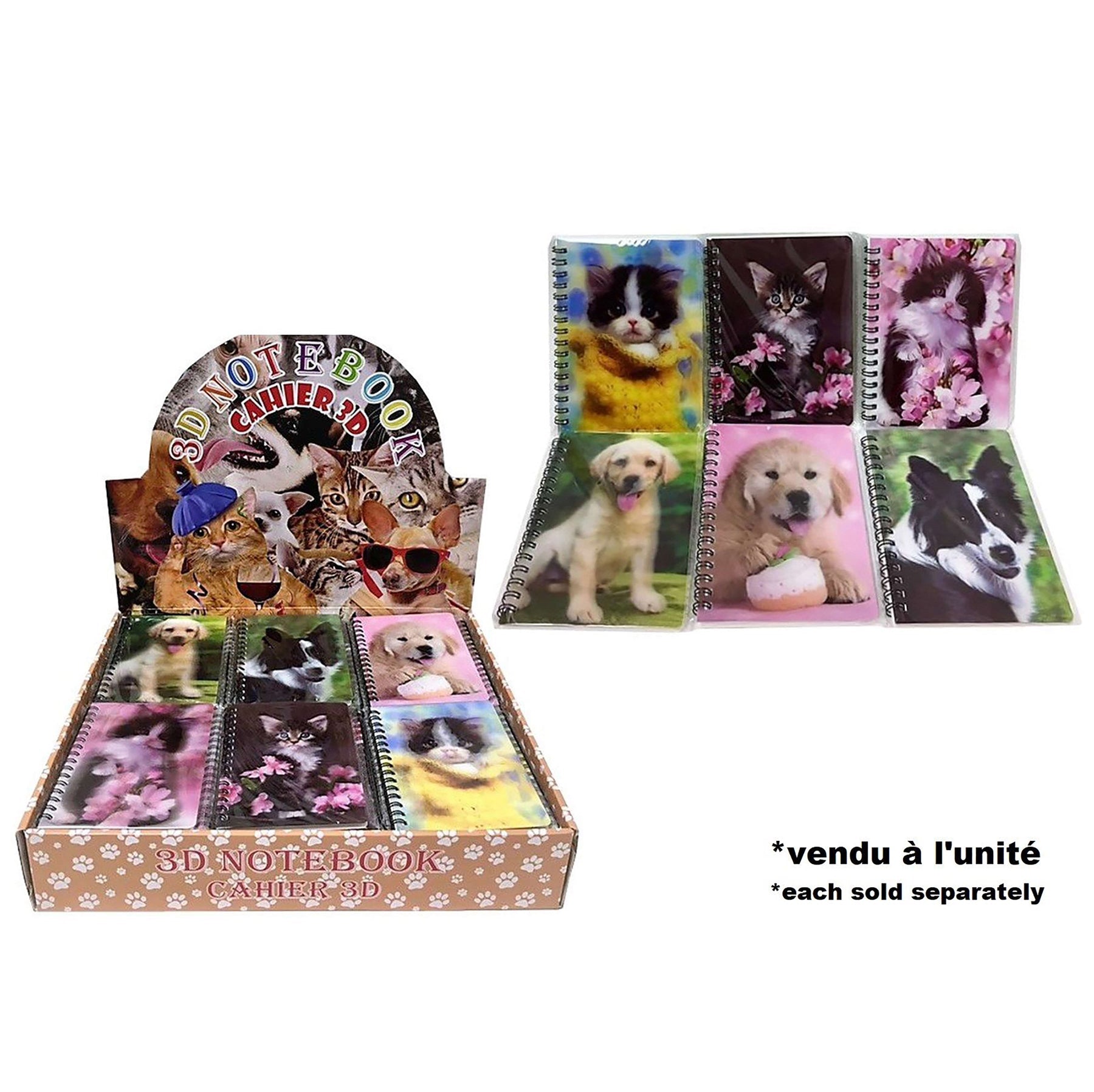 Notebook - 3D Ruled Pages 4x4.75in