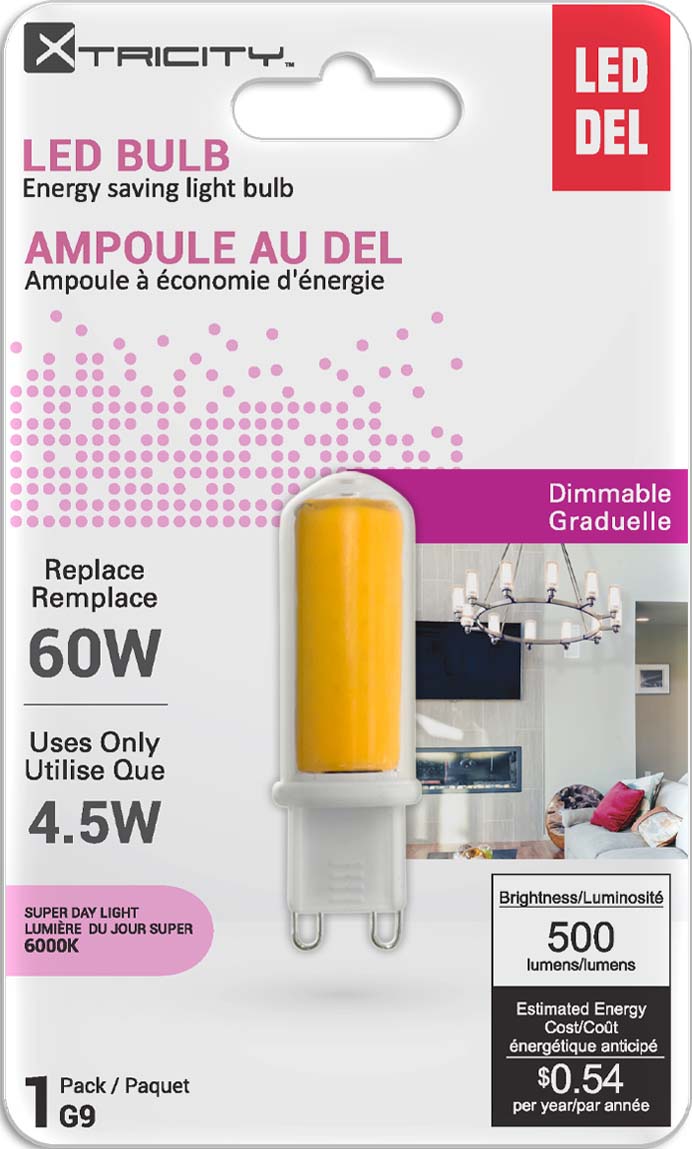 Xtricity G9 Led Super Day Light Dimmable 4.5W Light Bulb G9 Base