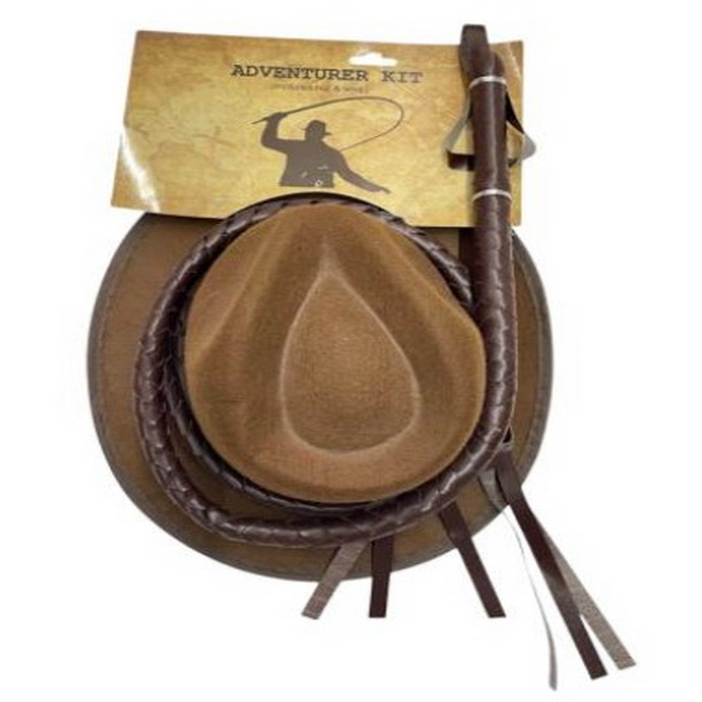 Halloween Adventure Kit - Includes: Hat and Whip