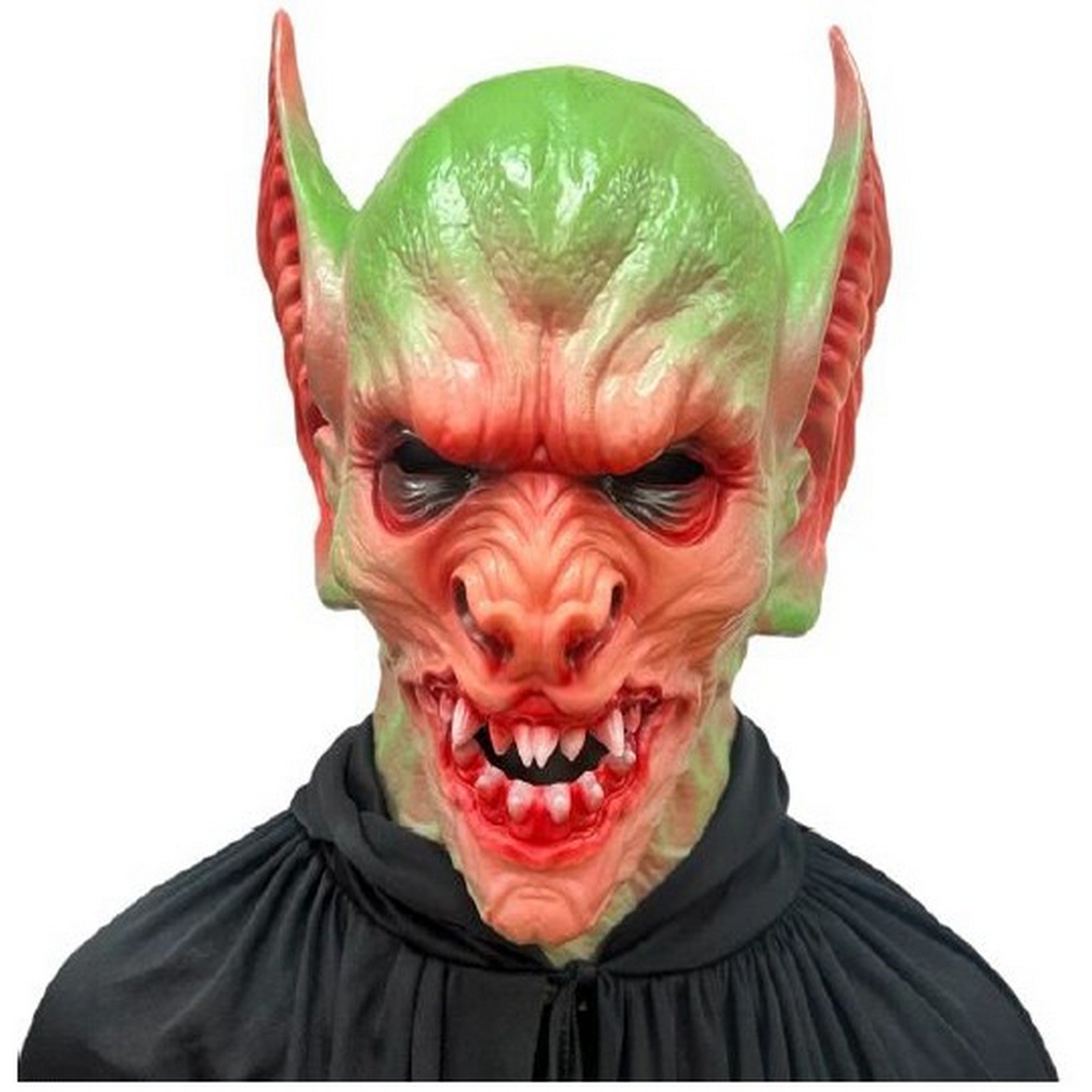 Halloween Green Devil Mask - Adult
