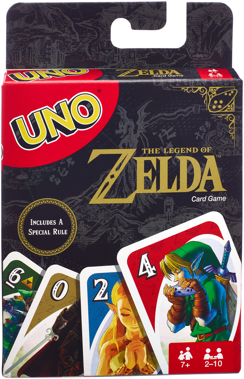 Uno The Legend of Zelda Card Game 7+