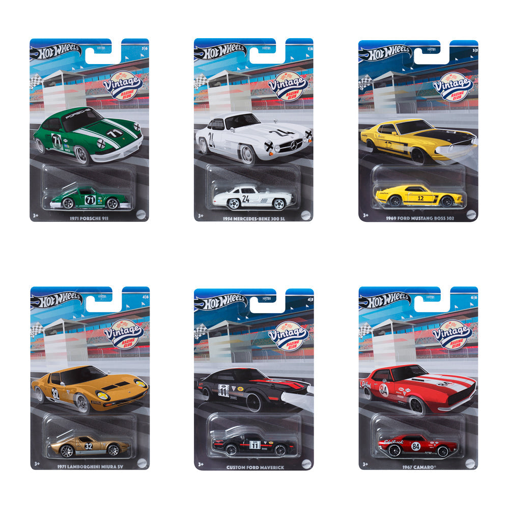 Hot Wheels Vintage Racing Vehicle 3+ VRT