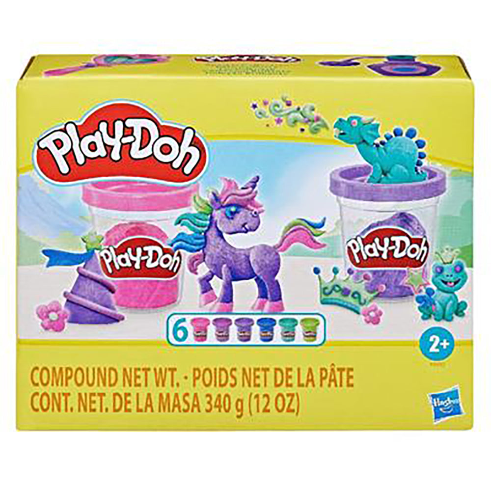 Play-Doh 6pcs Sparkle Collection Modeling Clay Age 2+ 56g