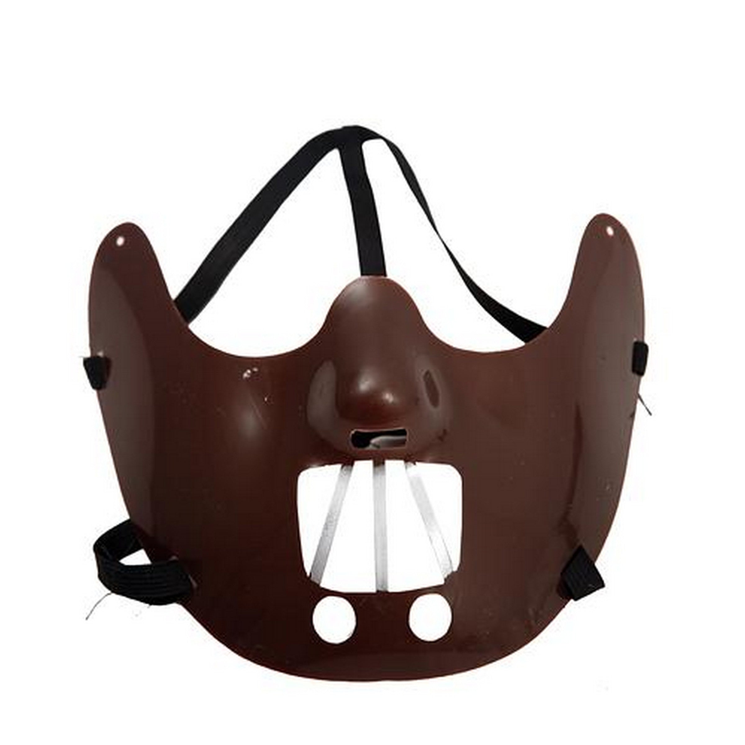 Halloween PVC Psycho Half Mask - One Size
