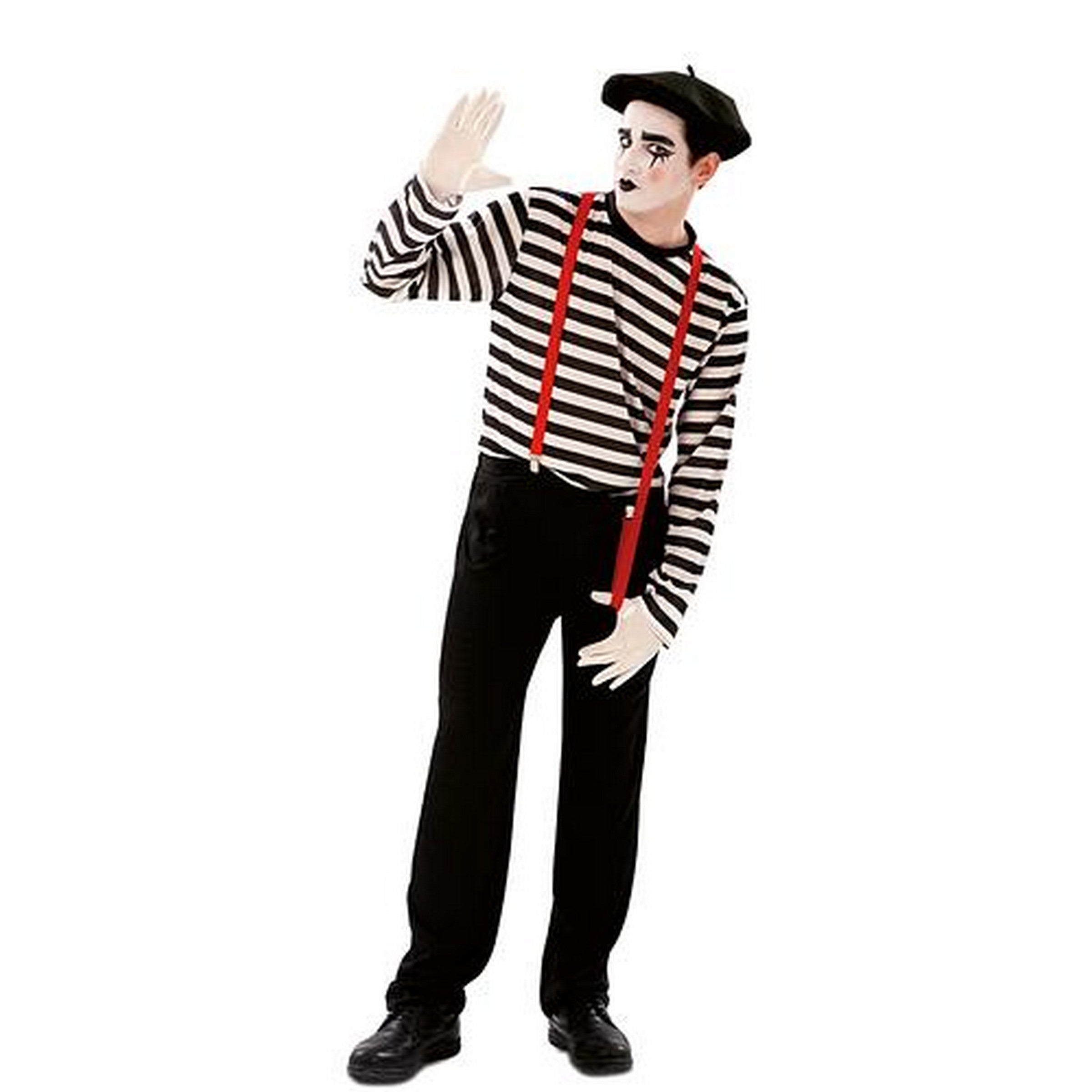 Halloween Mime Man Costume - Men M-L