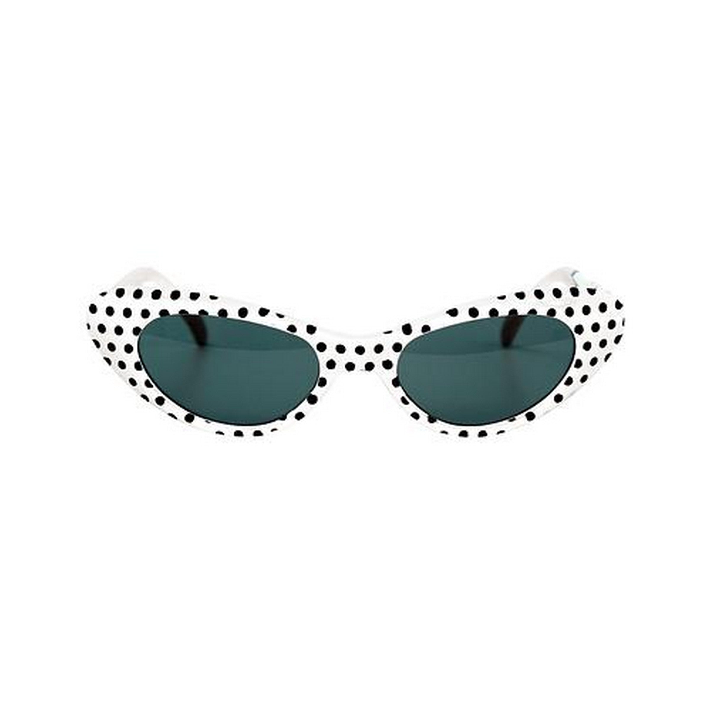 Halloween White 50's Glasses - One Size