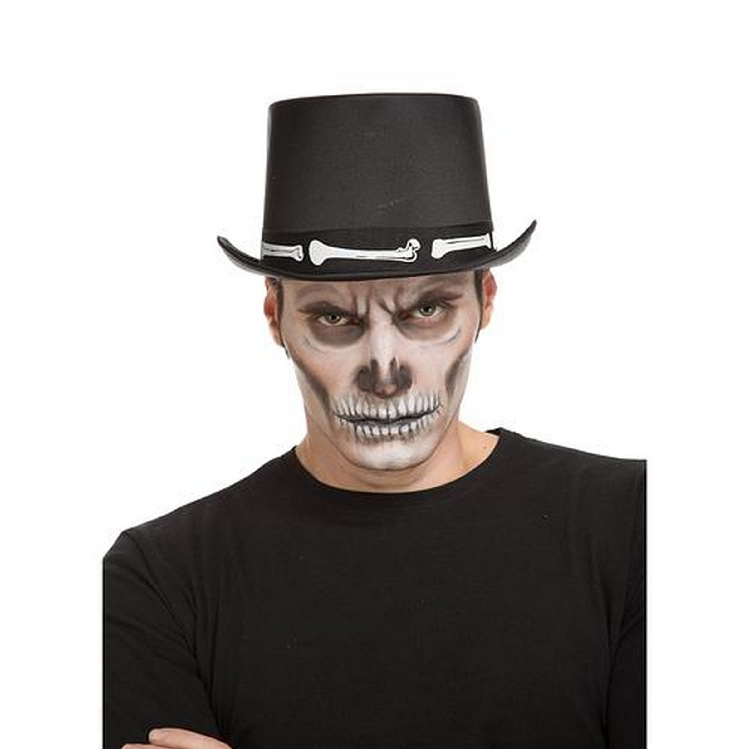 Halloween Bones Top-Hat 23.2in (59cm)