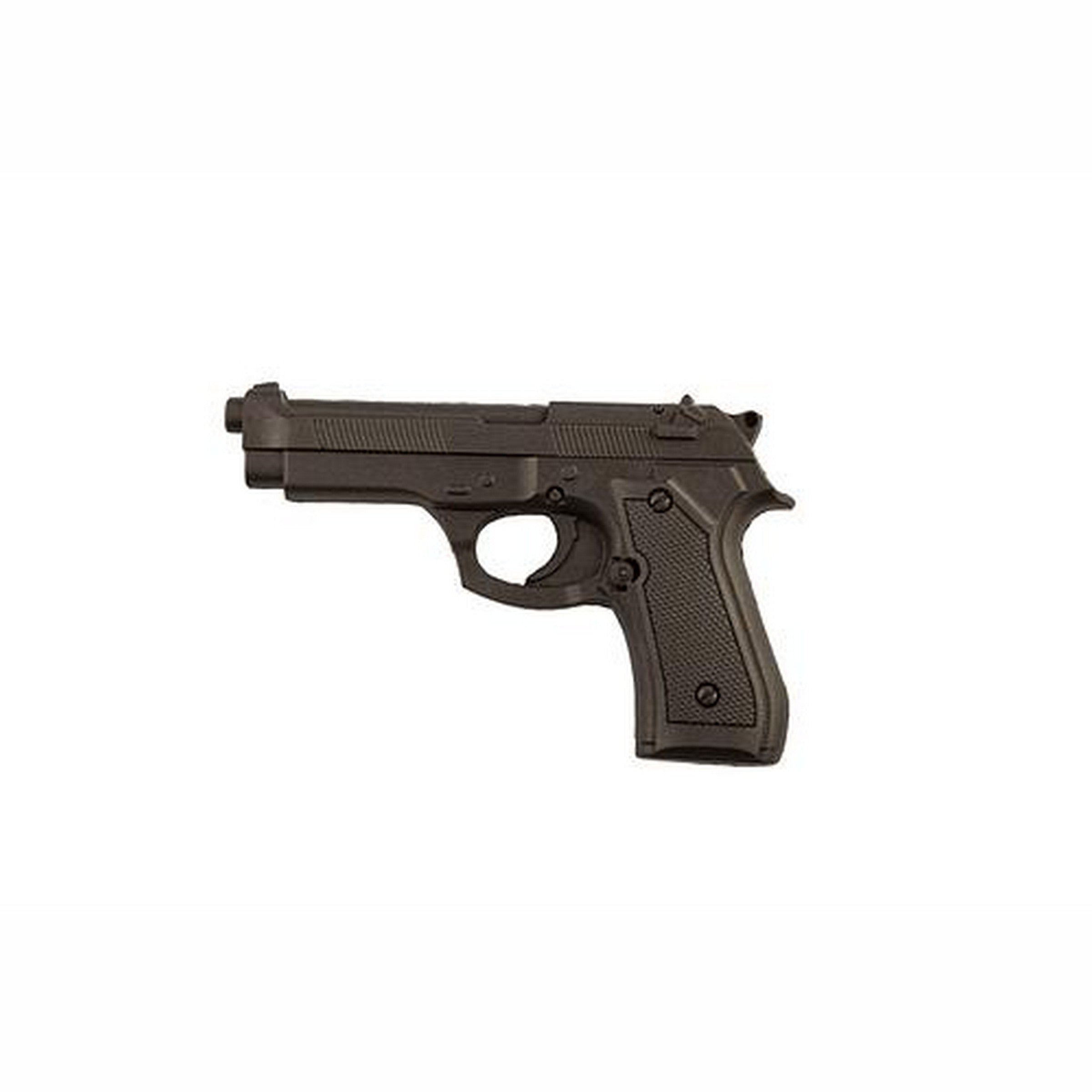 Halloween Black Foam Pistol 7.8x4.7x1in