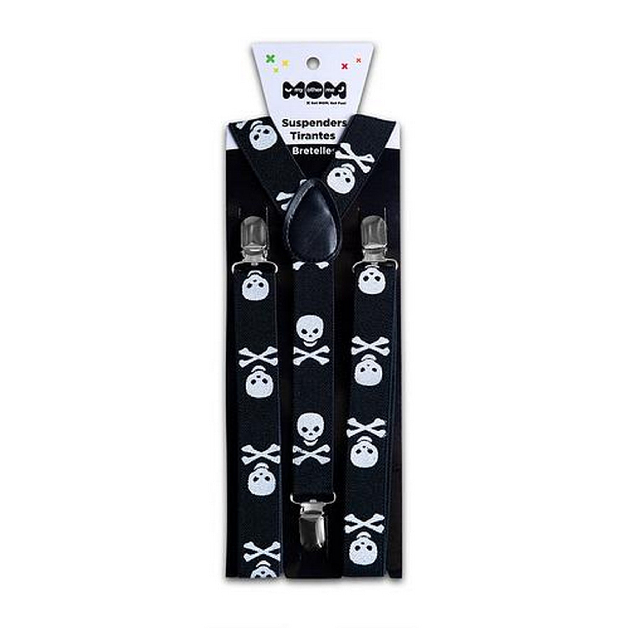 Halloween Skulls Suspenders - One Size